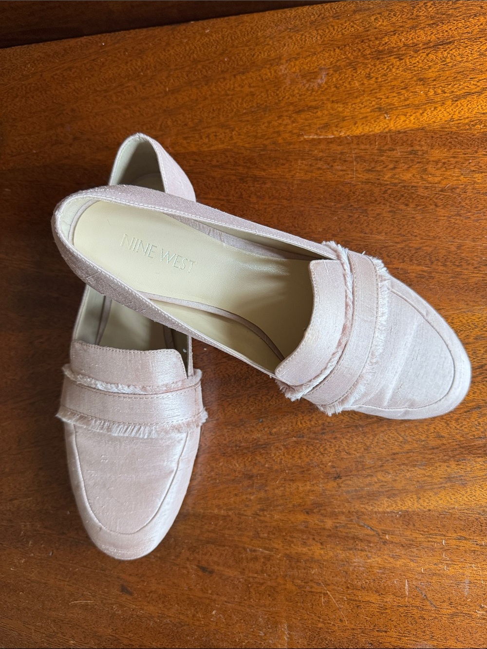 Nine West Pale Blush Penny Loafers